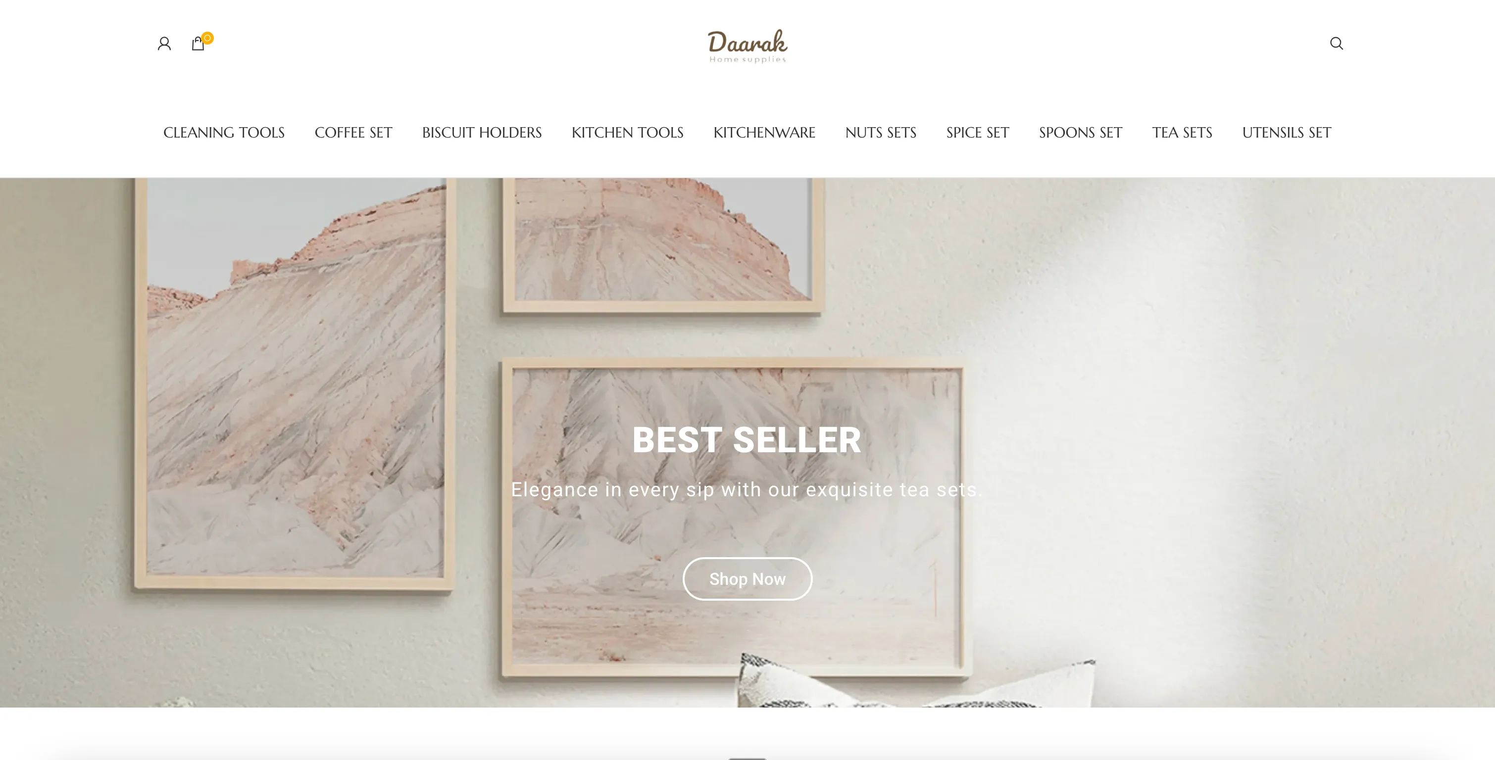 DAARAK Home Supplies Website