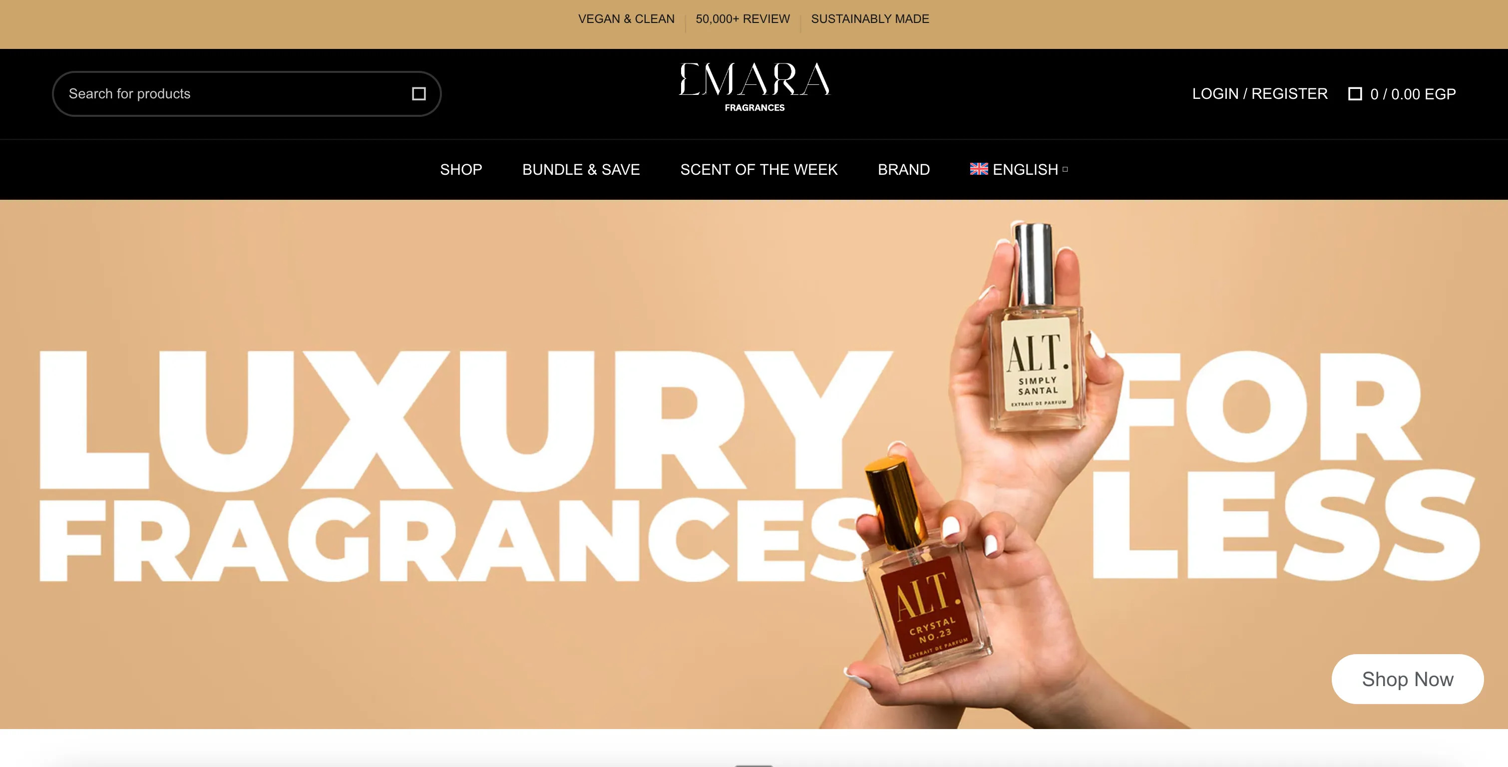 Emara Fragrance Website